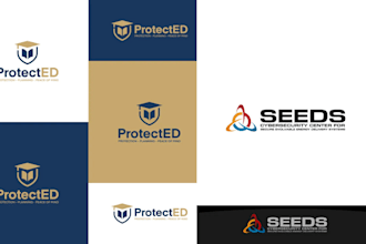 design a powerful cybersecurity or security agency logo