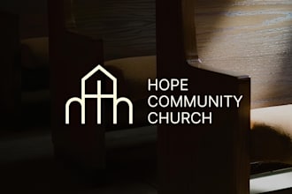 make minimalist church religious christian ministry logo or any graphics design