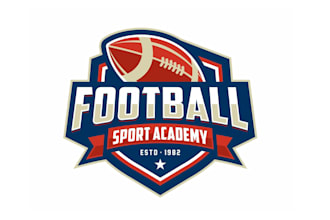create attractive and imagination football logo design