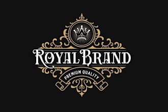 create wonderful and excellent crown logo design