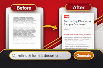convert PDF to word, fix formatting and clean your images