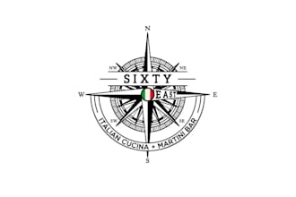 create high quality and beautiful compass logo design