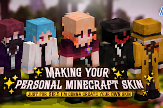 create custom minecraft skin