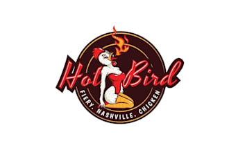 create high quality and beautiful chicken logo design