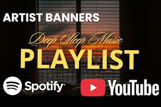 design spotify banner or soundtrap header