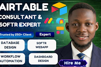 setup airtable database, airtable automation, airtable crm, softr webapp expert