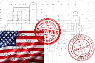 draw and stamp architectural plan, site plan, utah, texas as a licensed engineer