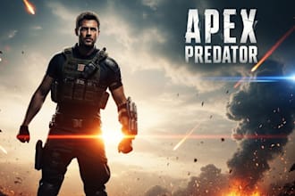 design professional character design realistic design 3d movie poster