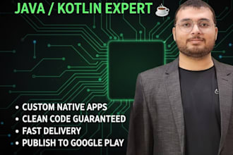 develop and publish java or kotlin android app