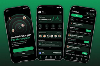 develop fintech app, payment app, escrow app, p2p app, cash app, uiux