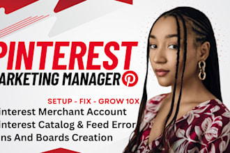 be your pinterest SEO marketing manager for shopify traffic growth optimization