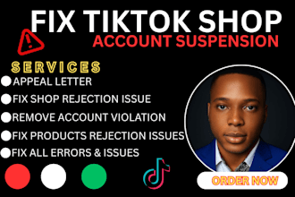 fix reinstate tiktok shop suspension, appeal tiktok shop products violations
