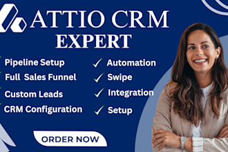 setup gohighlevel, attio CRM with workflow, automations and n8n integrations