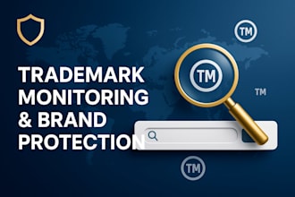 monitor your trademark and provide a monthly infringement watch service