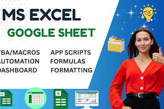 design custom excel spreadsheet and google sheets templates