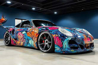 create professional car wrap , vehicle wrap