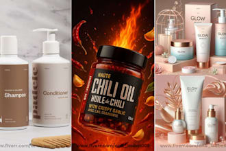 design premium product labels, label design and packaging