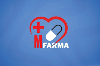design modern medical, healthcare, clinic and pharmaceutical logo
