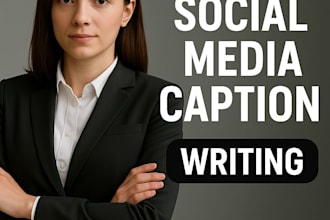 write your social media captions