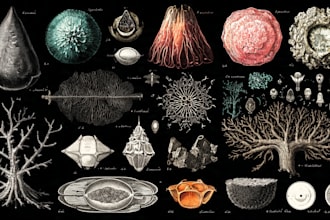 design scientific, scientific, educational illustration for you