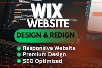 design or redesign a professional and responsive wix website