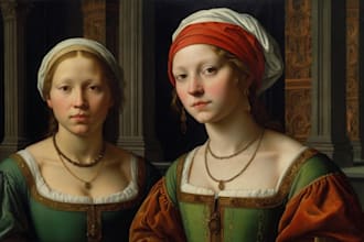paint renaissance art oil painting portrait