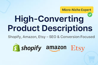 shopify product descriptions that sell