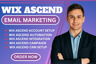 setup wix ascend email campaign crm email automation wix ascend email marketing