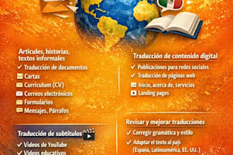professional translation in english, spanish,frech portugues