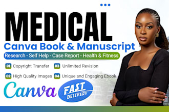 ghostwrite your medical ebook, daily planner, medical manuscript, medical mockup