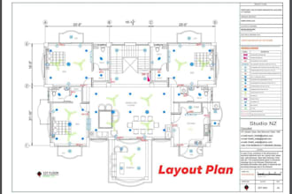do electrical layout sld and boq