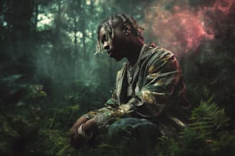 design a professional album cover or mixtape cover art