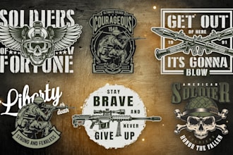 design a minimalist patch, military tactical, badge ,skull, round sticker, logo