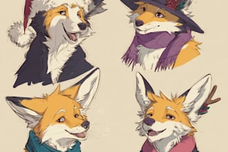 make premium conbadge and sticker pack original for streamer
