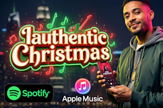 do authentic christmas spotify apple music 100k curators viral usa marketing