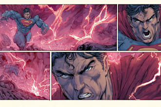 do superhero comic page