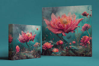 design creative album cover art or music artwork