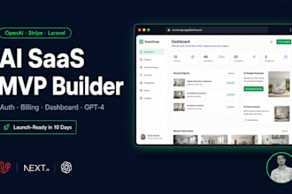 build your ai saas mvp with openai, stripe billing, and user dashboard