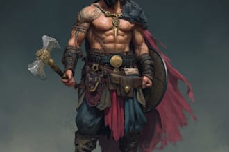 dnd character art and dnd character art