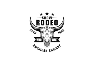 create awesome and gorgeous western logo design