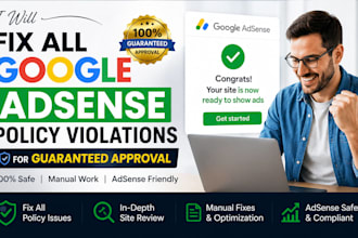 fix all google adsense policy violations for guaranteed approval
