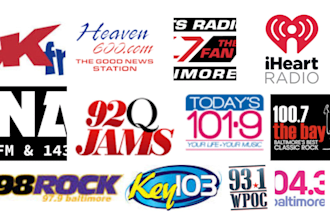 promote your track to djs, radio stations in maryland