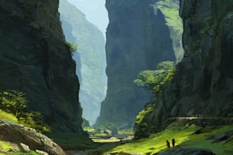 environment concept art landscape design