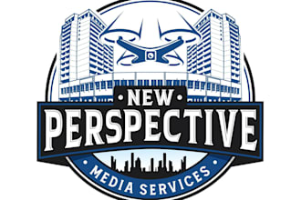design modern drone logo