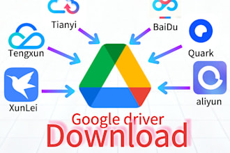 download files from baidu netdisk,quark,aliyun,tengxun and so on
