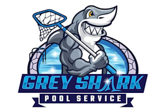 design wonderful shark logo