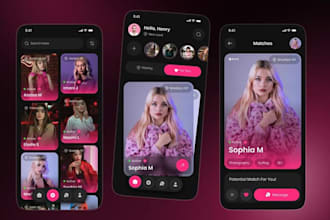 build onlyfans website app, online dating app, live streaming website, chat app