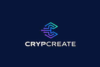 design a futuristic cybersecurity, crypto, and tech logo