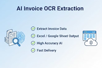build an ai invoice ocr system to extract data into excel or google sheet