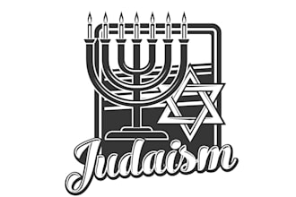 design unique excellent menorah logo for your brand
